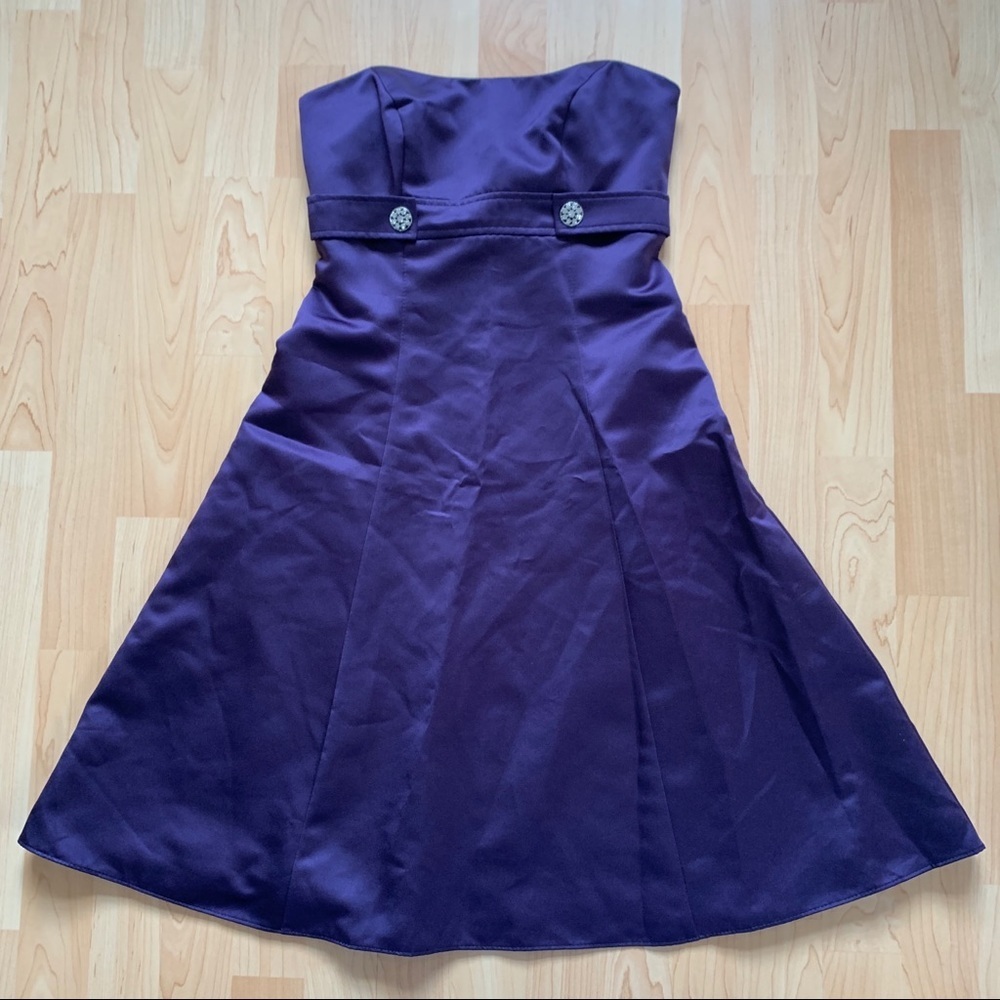 New David’s Bridal Strapless Dress